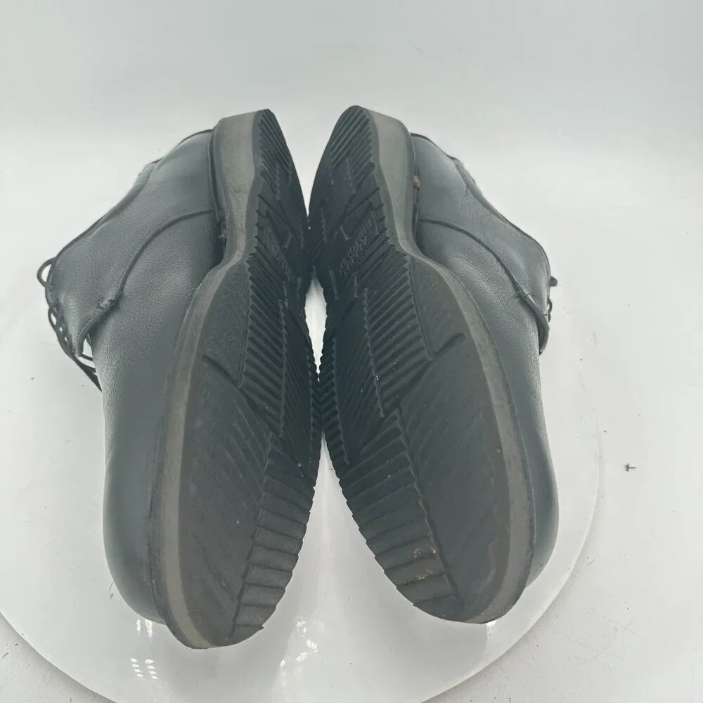 Allen Edmonds Port Washington Men Size 11.5D Black Leather Derby Dress Shoes